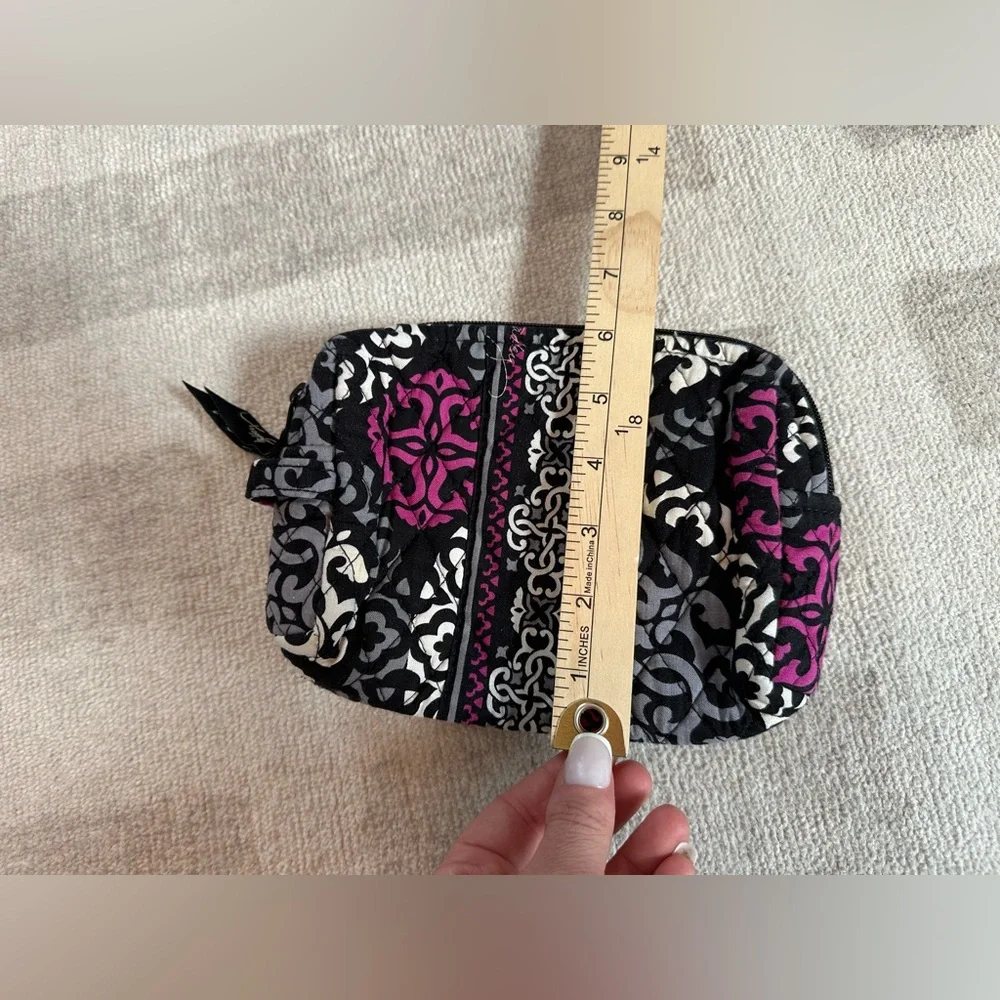 Vera Bradley Canterberry Magenta Small Cosmetic Bag